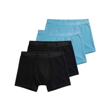 Imagem de Kit com 4 Cuecas Boxer Lupo 615-003 Colorido, Azul, GG