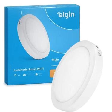 Imagem de Painel Luminária Quadrada Embutir Smart 24w 3000k6500k Elgin