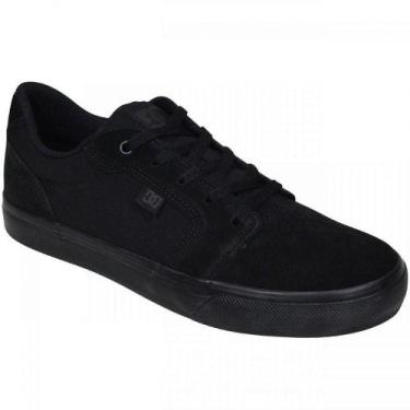 Imagem de Tênis DC Shoes Anvil LA Preto/Preto, 39, Preto