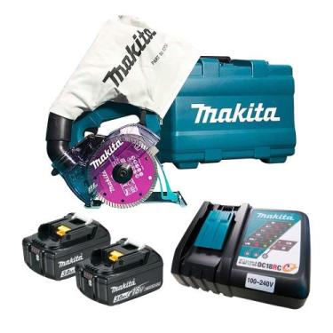 Imagem de Serra Marmore 18V 125mm DCC500ZKX1 C/ 2 Baterias 3Ah Makita
