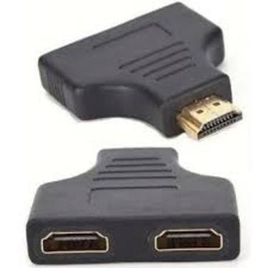 Imagem de Adaptador Duplicador Hdmi Macho Para 2 Femea Out Splitter - GLOBAL