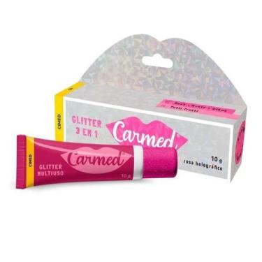 Imagem de Carmed Hidratante Labial Glitter 3 Em 1 10g