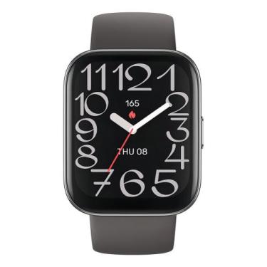Imagem de Amazfit Bip 5 Unity A2324 Alexa Tela 1.91 Prata Preto 2024 Prateado Me