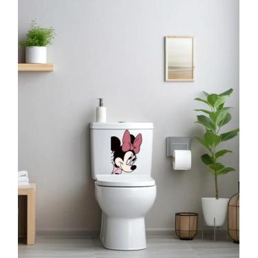 Imagem de Adesivo para Vaso Sanitário Minnie Mod03 - Lojinha da Luc Adesivos