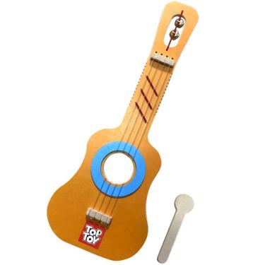 Imagem de Violão 3 Em 1 Em Madeira - Guizo, Corda E Reco Reco - 20