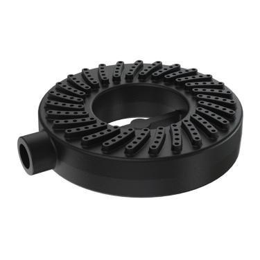 Imagem de Queimador Alta Pressão Chuveiro para Fogão Industrial de Ferro Fundido 18cm Libaneza