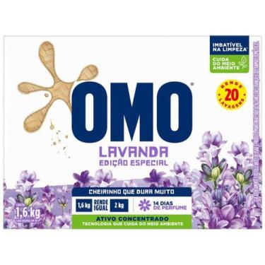 Imagem de Sabão em Pó OMO Edição Especial Lavanda 1,6kg