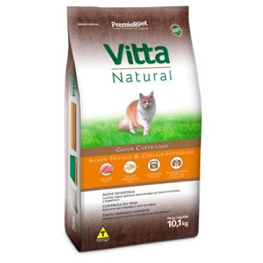 Imagem de Ração Vitta Natural Gatos Castrados - Frango - 10,1Kg - Premier