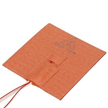 Imagem de Almofada aquecida de silicone para impressora 3D, placa de aquecimento de 100x100mm 220V 100W, cama de aquecedor de almofada de silicone para impressora 3D para V0.1/V0