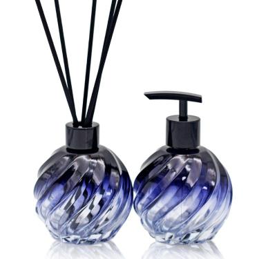 Imagem de Kit Lavabo 2 Acessórios para Banheiro Saboneteira Difusor