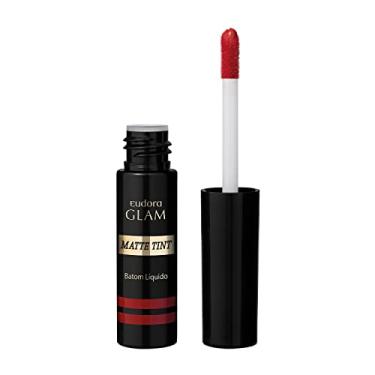 Imagem de Eudora Batom Líquido Glam Matte Tint Vermelho Radiante 4g