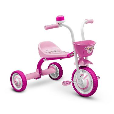 Imagem de Triciclo Infantil De Alumínio Rosa Nathor You 3 Girl