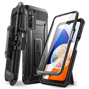 Imagem de SUPCASE Capa Unicorn Beetle Pro Series para Samsung Galaxy A14 5G (versão 2022), capa coldre resistente de corpo inteiro com protetor de tela integrado (preto)