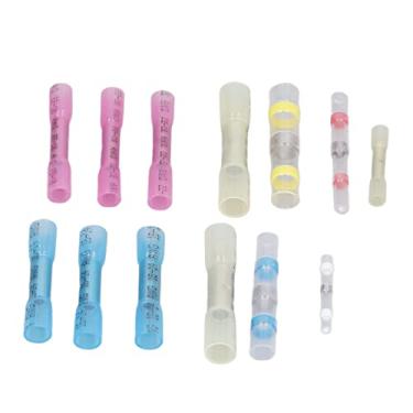 Imagem de 250 peças tubo termorretrátil isolado conector de fio termorretrátil terminal de fiação elétrica boa vedação conector de fio de solda