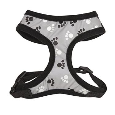 Imagem de Arreio para cachorro com estampa refletiva canina casual - cinzaCasual Canine X-Small ZA4927 08 17