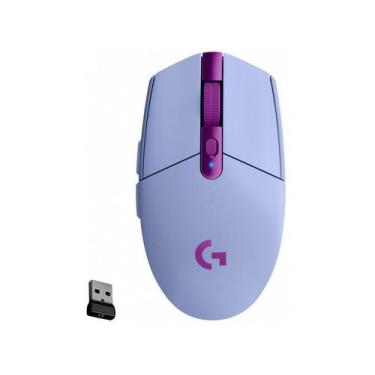 Imagem de Mouse Gamer Rgb Sem Fio Logitech G Óptico - 12000Dpi 6 Botões G305 Lil