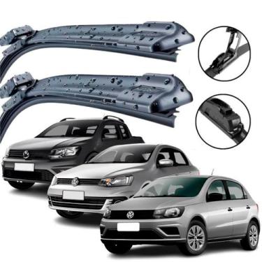 Imagem de Par Palheta Limpador Parabrisa Gol Saveiro Voyage G6 G7 G8 2013 a 2022