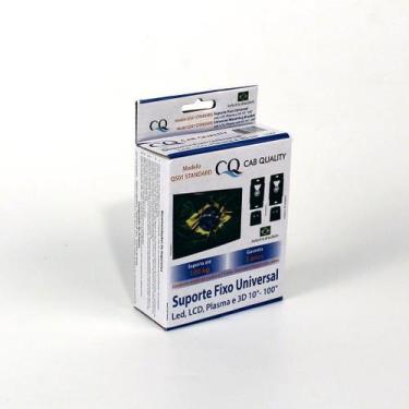 Imagem de Kit 6 Suporte TV Parede Fixo universal Led Samsung LG Todas Marcas até