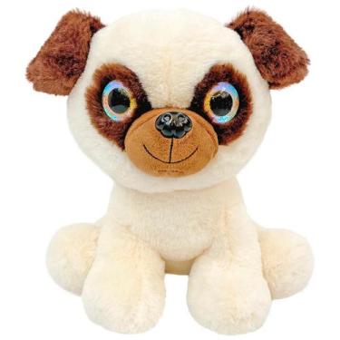 Imagem de Pelúcia Bichos Baby Dog Cachorrinho Decorativo 25cm Caa Toys, Pug