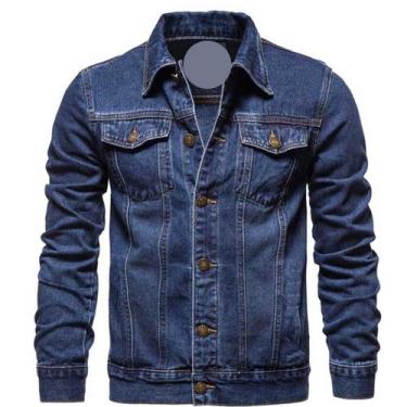 Imagem de Jaqueta Jeans Masculina Plus Size - La Rosaflor, Azul, G4