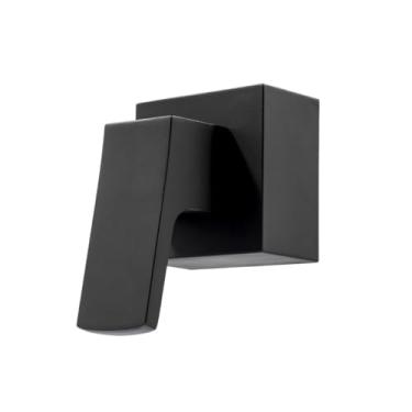 Imagem de Raro - Acabamento Para Registro Chuveiro Quadrado Com Alavanca Preto Fosco Padrão Deca Premium