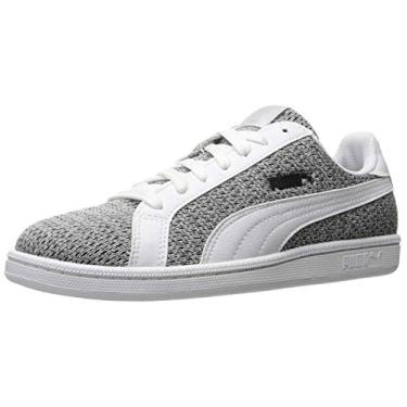 Imagem de PUMA Tênis masculino da moda Smash Knit, Puma Branco/Puma Branco, 4