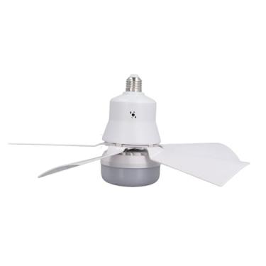 Imagem de Luz do Ventilador de Teto Com Controle Remoto, Lâmpada LED, Ventiladores de Teto Pequenos Com Luzes, Parafuso No Ventilador de Teto No Soquete de Luz para Quarto, Cozinha, Sala