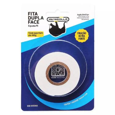 Imagem de Fita Dupla Face Espuma Multiuso Extra Forte 19mm x 1,5m - Rendicolla