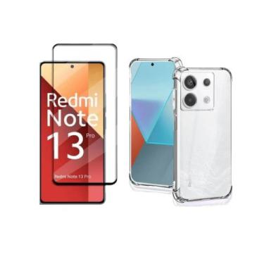 Imagem de Kit Capa Capinha Case + Pelicula 3D Para Redmi Note 13 Pro 5G - Genéri