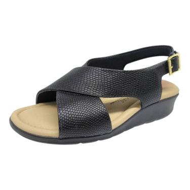 Imagem de Sandália Feminina Anabela Baixa Soft Confort Casual Modare