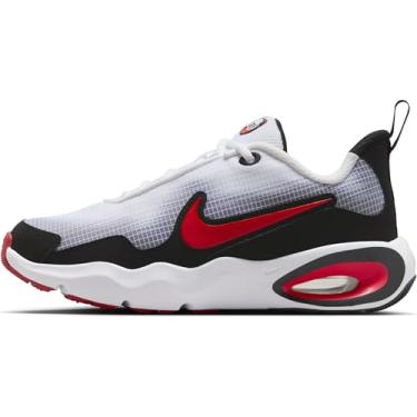Imagem de Nike Tênis infantil unissex Air Max Nova (criança grande), Branco/vermelho universitário/preto, 18