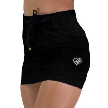 Imagem de Saia Cyclone Veludo Relax Cargo Pocket Heavy, Preto, P