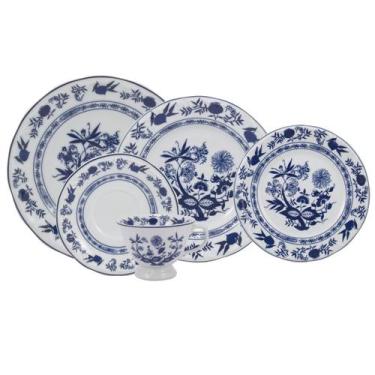 Imagem de Aparelho de Jantar e Chá Porcelana Schmidt 30 peças - Dec. Cebolinha 2