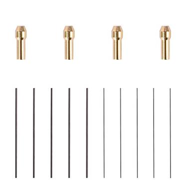 Imagem de YIEPET Caneta De Soldagem A Ponto Para Joias, Clipe Agulha Tungstênio, Acessórios Pistola Mastro E Agulha, Haste Redonda Aço Alta Pureza