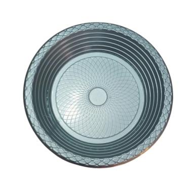 Imagem de Prato Fundo Descartável Premium P/Refeição Churrasco Festa 23cm 10 Unidades (PRATA)