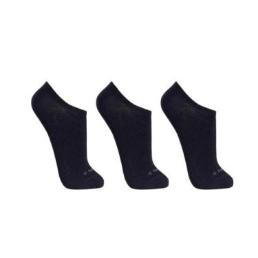 Imagem de Kit 3 meia lupo com cano curto ref:3170 masculino, Preto, 37/0