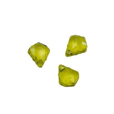 Imagem de Pingente Bacalhau 11x10mm 100pçs Verde Acrílico Biju 50g - Macall