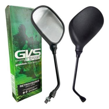 Imagem de Espelho Retrovisor Lado Esquerdo Preto Factor Ybr 125 - GVS