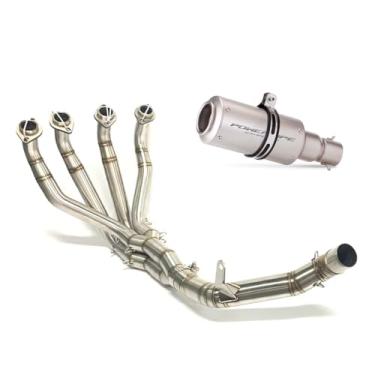 Imagem de Escapamento Z900 Full Inox Completo Ponteira Cores 2017 até 2019 Sem Adaptações Esportivo (Inox)