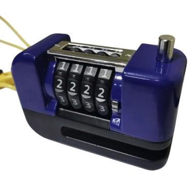 Imagem de Trava de Disco Freio Antifurto Senha 4 digitos Moto Bike Motocicleta B