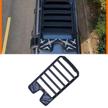 Imagem de Mochila lateral de escada lateral de plataforma de teto compatível com Formula Leopard 5 liga de alumínio bagageiro kit de corpo acessórios para carro (plataforma de telhado)