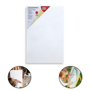 Imagem de Tela De Pintura Fina 20x30 100% Algodão Pronta Qualidade