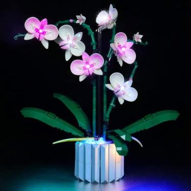 Imagem de Kit de luz LED para kit de construção Lego Orchid DXJKDZA