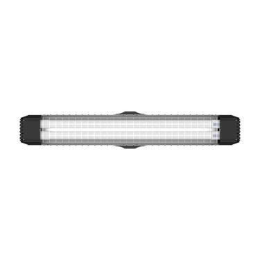 Imagem de Luminária Lumifacil 70cm Aletada Com 2 Leds 3000k Taschibra Preto