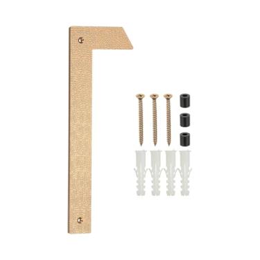 Imagem de PATIKIL Números de casa de 30,5 cm para uso externo, número 1 com textura de plástico ABS, número flutuante, número de casa, caixa de correio, números de porta com kit de unhas para rua residencial