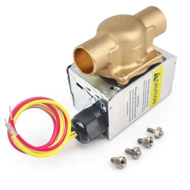 Imagem de Válvula de zona motorizada V8043E1012 - Compatível com Honeywell, substitui o atuador de cabeça V8043F1093 40003916-048/U, suor 3/4, 2 vias, 4 fios, 24 V para válvulas de aquecimento defeituosas