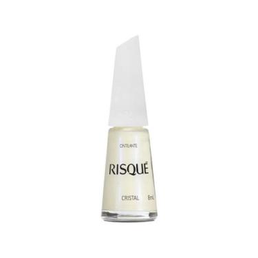 Imagem de Esmalte Risqué Branco Cintilante Cristal - RISQUE