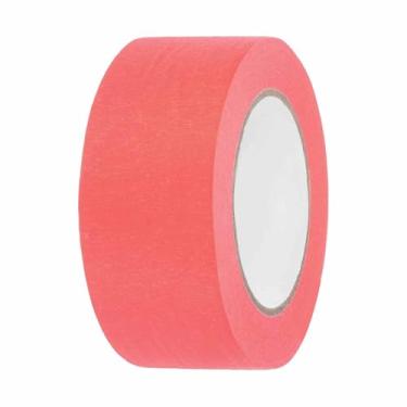 Imagem de HARFINGTON Fita adesiva colorida de 5 cm x 54,6 jardas, papel crepe universal, fita adesiva colorida para pintura artística, faça você mesmo, etiquetagem artesanal, selagem, rosa