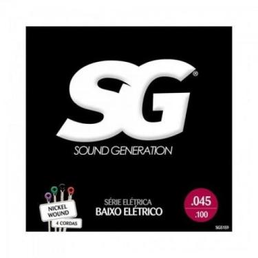Imagem de Encordoamento para Contrabaixo 045 Niquel C/ 4 Cordas SG