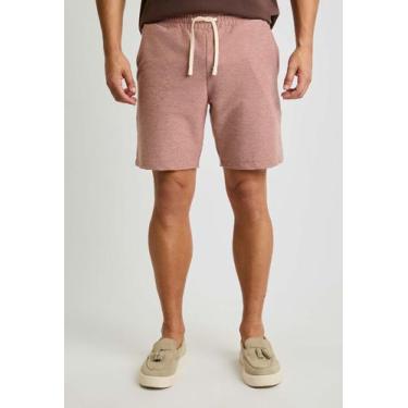 Imagem de Bermuda Docthos Jogger Cós Elástico Moletom, 002 marrom, G